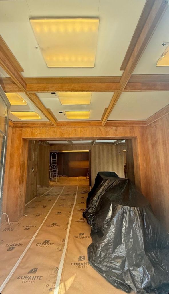 Forro e iluminação